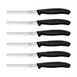 Victorinox 6.7833-X8 - 6-Piece Steak Set, Round Tip Fork and Serrated Knife, Steel, NSF 1 image