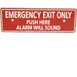 AllPoints 1341139 Emergency Exit Paddle Bar Plate 1 image