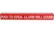 AllPoints 1341192 Push Pad Wrap, " push to open" 1 image