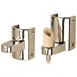 AllPoints 1411158 Stall Door Hinge Set, for 1-1/4" partitions 1 image