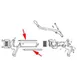 AllPoints 168154 Slide Rod, 1-5/8" threaded shank 1 image