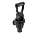 AllPoints 1781104 Faucet - 1-1/32-14 Male Thread Spigot with Wing Nut, Locking Plastic Black Finish 1 image