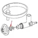 AllPoints 2051052 Plate Meat Chopper / Grinder 1 image