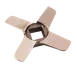 AllPoints 2481048 Knife, 2-7/8"W x 1/2" ID center square 1 image
