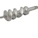 AllPoints 261247 Feed Screw Worm, 12"L x 2-1/8"W, cast iron 1 image