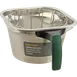 AllPoints 2762072 Basket, Brew (9" Sqx5"D, Grn Hndl) 1 image
