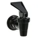 AllPoints 561273 Faucet Assembly for Beverage Dispenser, Black Finish, Brass Valve, 2" Spout 1 image