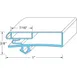 AllPoints 741199 Door Gasket 1 image