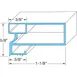 AllPoints 741244 Door Gasket, 31-1/4" x 61-5/8" (NET Price) 1 image