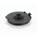 AllPoints 8017136 Satellite Lid, 8-1/4" OD, black 1 image