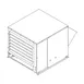 Follett F1811CU Remote Condenser Unit for D1811R Horizon Elite Chewblet Ice Machine, Up to 1,784 lb/24 Hr, Air-Cooled, 208-230V Three Phase 2 image