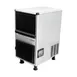 Norpole NPCIM90B 15" Air Cooled Full Cube 90 lb Undercounter Ice Machine with 33 lb Bin 3 image