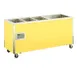 Vollrath 36195 74" 4-Series Signature Server® Stainless Steel Countertop with Hot/Cold Food Station 1 image