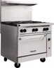 Vulcan 36S-6BN 36" Natural Gas Restaurant Range w/ (6) Burners, (1) Standard Oven, 215.000 BTU 1 image
