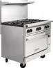Vulcan 36S-6BN 36" Natural Gas Restaurant Range w/ (6) Burners, (1) Standard Oven, 215.000 BTU 2 image