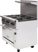 Vulcan 36S-6BN 36" Natural Gas Restaurant Range w/ (6) Burners, (1) Standard Oven, 215.000 BTU 3 image