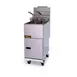 ANETS 40AV 15" Full Pot Floor Model Gas Fryer w/ 35 lbs Capacity, 2 Twin Baskets, Millivolt Control 3 image