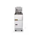 ANETS 40AV 15" Full Pot Floor Model Gas Fryer w/ 35 lbs Capacity, 2 Twin Baskets, Millivolt Control 6 image