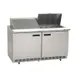 Delfield 4460NP-24M 60" Mega Top Sandwich / Salad Prep Table w/ 2 Doors, 24 Pans 1 image