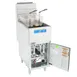 Pitco 45C+S 15" Quick Ship Full Pot Floor Model Gas Fryer w/ 42-50 lbs Capacity, 122.000 BTU 3 image