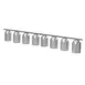 Nemco 6006-8 Heat Lamp, Single Row Suspension Bar, Chain Hung, 8 Bulb 1 image
