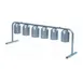 Nemco 6008-6 Heat Lamp, Portable Counter Unit, 6 Bulb, 120V/60/1Ph, 1500 Watts 1 image