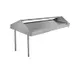 Eagle Group 605383 Solid Stainless Steel Table Mount Double Sided Rack Shelf - 60" x 22.75" 1 image
