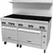 Vulcan 60SS-10BP 60" LP Gas Restaurant Range w/ (10) Open Burners, (2) Standard Ovens, 358.000 BTU 2 image