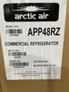 Arctic Air APP48R 47" 1-Door Refrigerated Pizza Prep Table, Six 1/3 Size Pans - Open box 2 image
