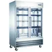 Adcraft USRF-2D-G 54" Two Glass Door Reach-In Refrigerator, 48 cu. ft. - Open box 1 image