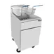 Atosa USA ATFS-75-NG 21" Floor Model Natural Gas Fryer - Open Box w/ 75-lb Capacity, 5 Burners 1 image