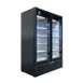 Beverage Air MT53-1B 54" Two Section Marketeer Swing Glass Door Merchandiser in Black, 41.66 cu. ft. - Open box 1 image
