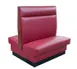 American Tables & Seating AD-48-D GR4 30"L Double Deuce Plain Back, Fully Upholstered Booth, 48" Height 1 image