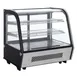 Black Diamond BDRCTD-120 28" Full Service Countertop Refrigerated Display Case with Sliding Glass Door, 2 Shelves - 4.2 cu. ft. / 199 w 1 image