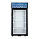 Adcraft CDRF-1D/4 19" Countertop Glass Door Refrigerator in Black, 4.2 cu. ft. 1 image