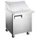 Grista GRSLM-1D 27" One Section Sandwich / Salad Prep Table w/ 1 Door, 6 pans, 6 cu. ft. 1 image