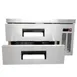 U-STAR USCB-36 36" 2 Drawers Refrigerated Chef Base w/ V-Edge Top, 5.9 cu. ft. 2 image