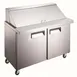 U-STAR USSLM-2D/36 36" Mega Top Sandwich / Salad Prep Table w/ 2 Doors, 18 pans, 9 cu. ft. 1 image