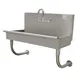 Advance Tabco 19-18-1-ADA-F 40" Wall Mounted Hand Sink with Wrist Faucet - 16 gauge 1 image