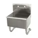 Advance Tabco 19-18-23 23" Wall Mounted One-Station Hand Sink without Faucet - 16 gauge 1 image