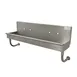 Advance Tabco 19-18-40-ADA 40" Wall Mounted Multi-Station Hand Sink without Faucet - 16 gauge 1 image
