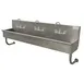 Advance Tabco 19-18-60-F 60" Wall Mounted Multi-Station Hand Sink with Faucet - 16 gauge 1 image