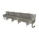 Advance Tabco 19-18-80KV 80" Wall Mounted Multi-Station Hand Sink without Faucet w/Knee Valves 1 image