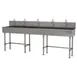 Advance Tabco 19-FM-100EF 100" Freestanding Multi-Station Hand Sink with e-Faucet- 16 gauge 1 image