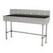 Advance Tabco 19-FM-60-ADA 60" Freestanding Multi-Station Hand Sink without Faucet - 16 gauge 1 image