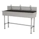 Advance Tabco 19-FM-60EF 60" Freestanding Multi-Station Hand Sink with e-Faucet - 16 gauge 1 image