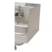 Advance Tabco 7-PS-11F Welded Side Splash, 12"H (Installed Height) 1 image