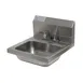 Advance Tabco 7-PS-20 17" Wall Mounted Hand Sink with Faucet - 20 gauge 1 image
