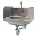 Advance Tabco 7-PS-40 17" Wall Mounted Hand Sink with Faucet - 20 gauge 1 image