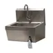 Advance Tabco 7-PS-62 17" Wall Mounted Hand Sink w/Hands Free Faucet & Single Knee Valve-20 gauge 1 image